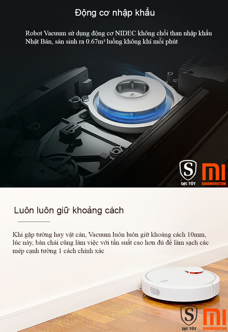 Robot Hút Bụi Dọn Nhà Xiaomi Mi Robot Vacuum Robot Hút Bụi Dọn Nhà Xiaomi Mi Robot Vacuum