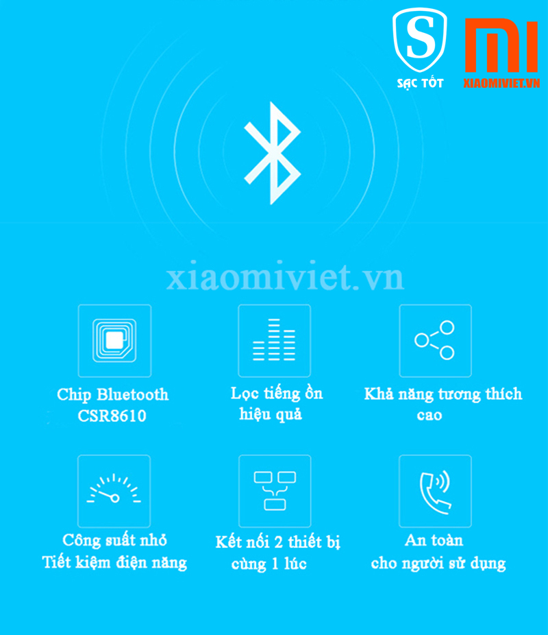 Tai nghe Bluetooth Xiaomi – Mi Bluetooth 2.0 Tai nghe Bluetooth Xiaomi – Mi Bluetooth 2.0