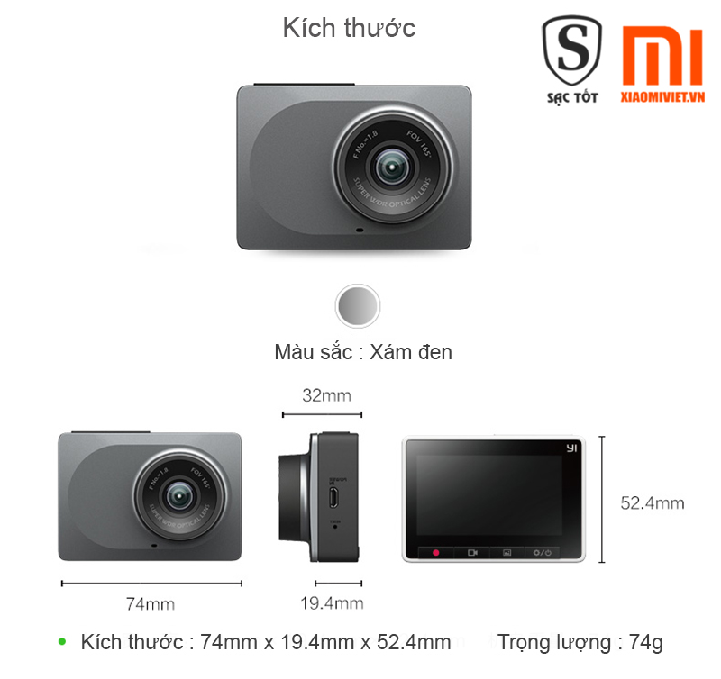 Camera Hành Trình Yi Car 2K 