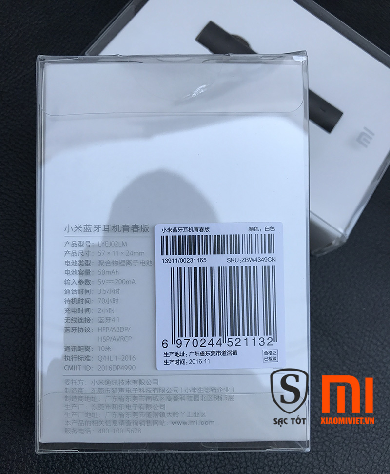 Tai nghe Bluetooth Xiaomi – Mi Bluetooth 2.0 Tai nghe Bluetooth Xiaomi – Mi Bluetooth 2.0
