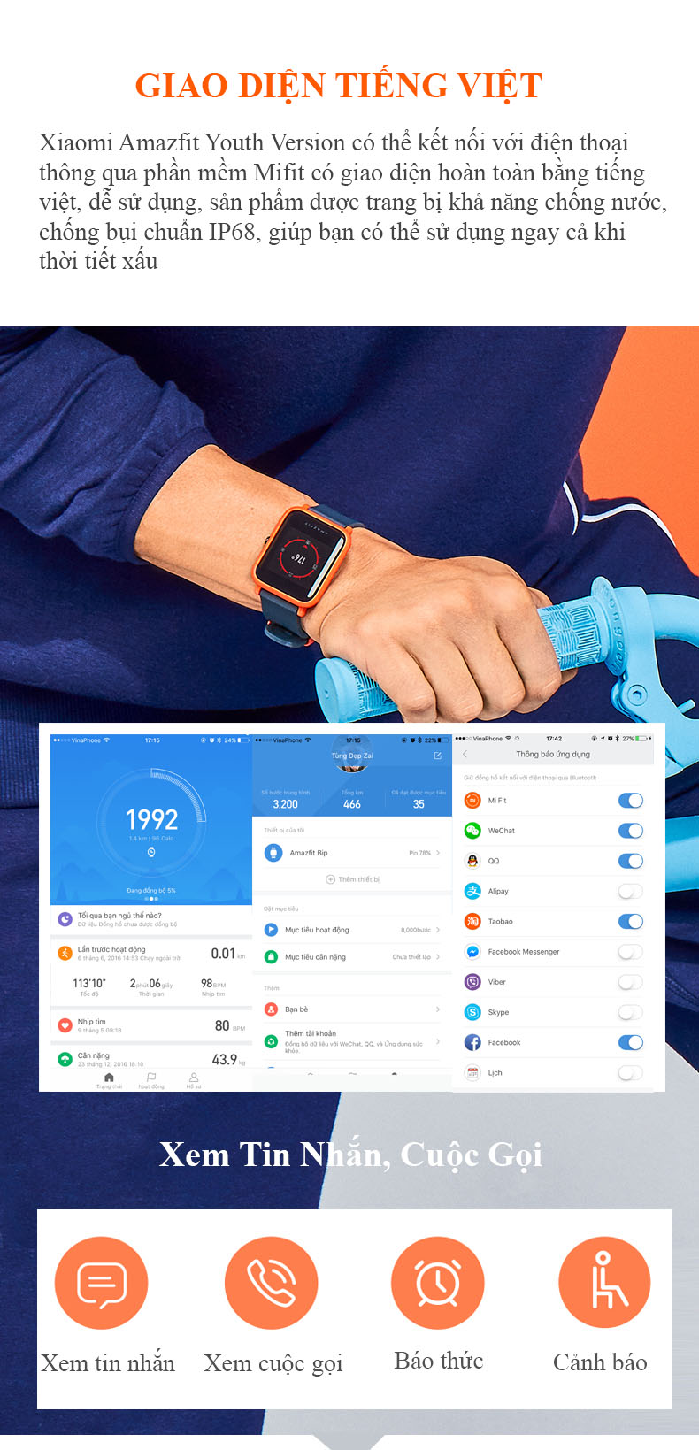 Đồng Hồ Thông Minh Xiaomi Amazfit BIP Youth Version