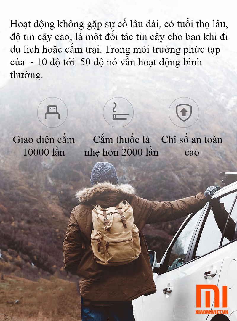 Tẩu kích điện 12V lên 220V trên xe hơi 8