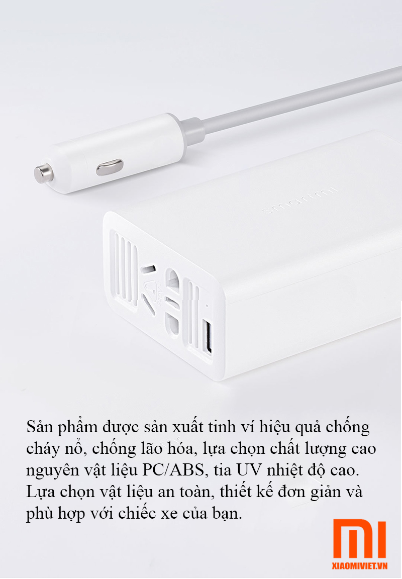 Tẩu kích điện 12V lên 220V trên xe hơi 9