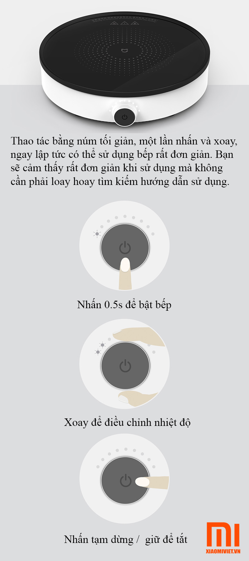 Bếp điện từ Xiaomi Mijia Youth Lite DCL002CM c