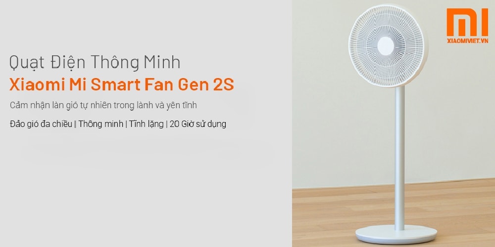 Quạt Điện Thông Minh Xiaomi Mi Smart Fan Gen 2s quạt xiaomi gen 2s