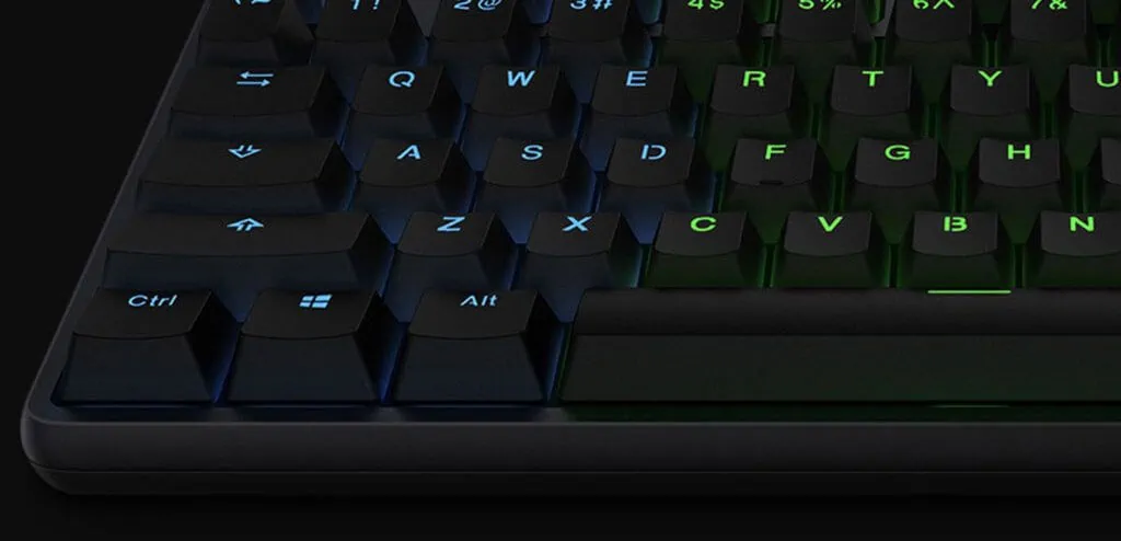 Bàn Phím Xiaomi Gaming RGB Nét nổi bật đến từ đèn LED