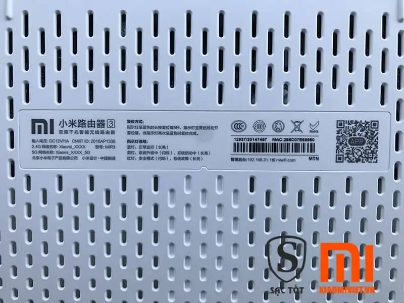 Bộ phát sóng Mi Wifi Router Gen 3