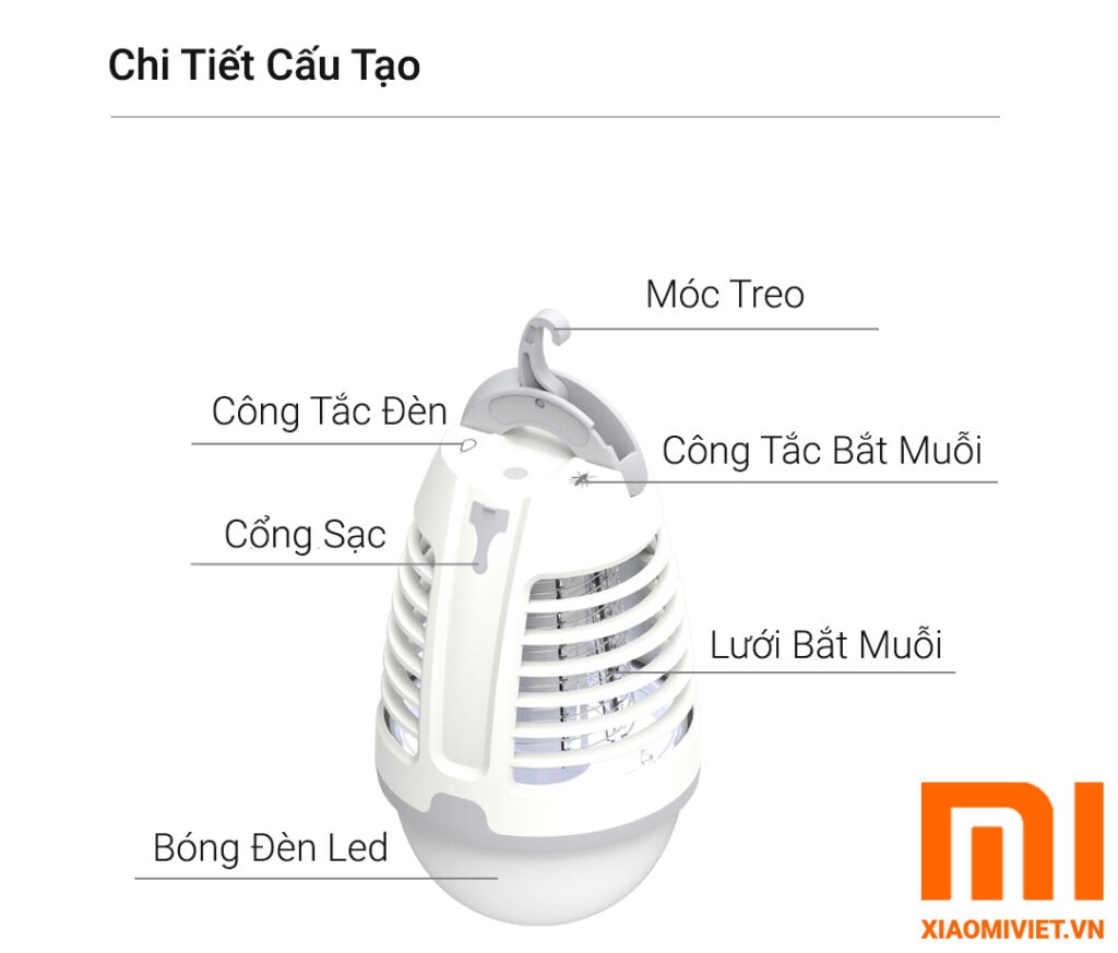Đèn Bắt Muỗi Thông Minh Xiaomi DYT-90