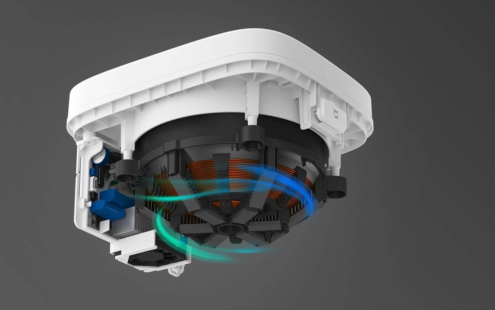 Nồi Cơm Điện Cao Tần Thông Minh Xiaomi Phần đế nồi được thiết kế với các lỗ thoát khí giúp tạo cơ chế lưu thông khí tốt hơn