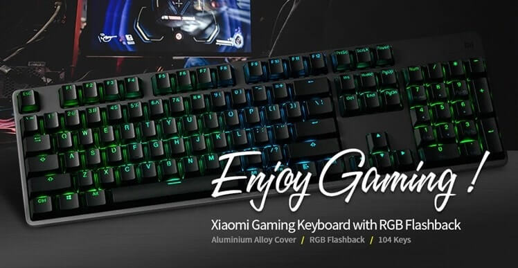 Bàn Phím Xiaomi Gaming RGB - Là sản phẩm đến từ thương hiệu khá nổi tiếng đó là Xiaomi