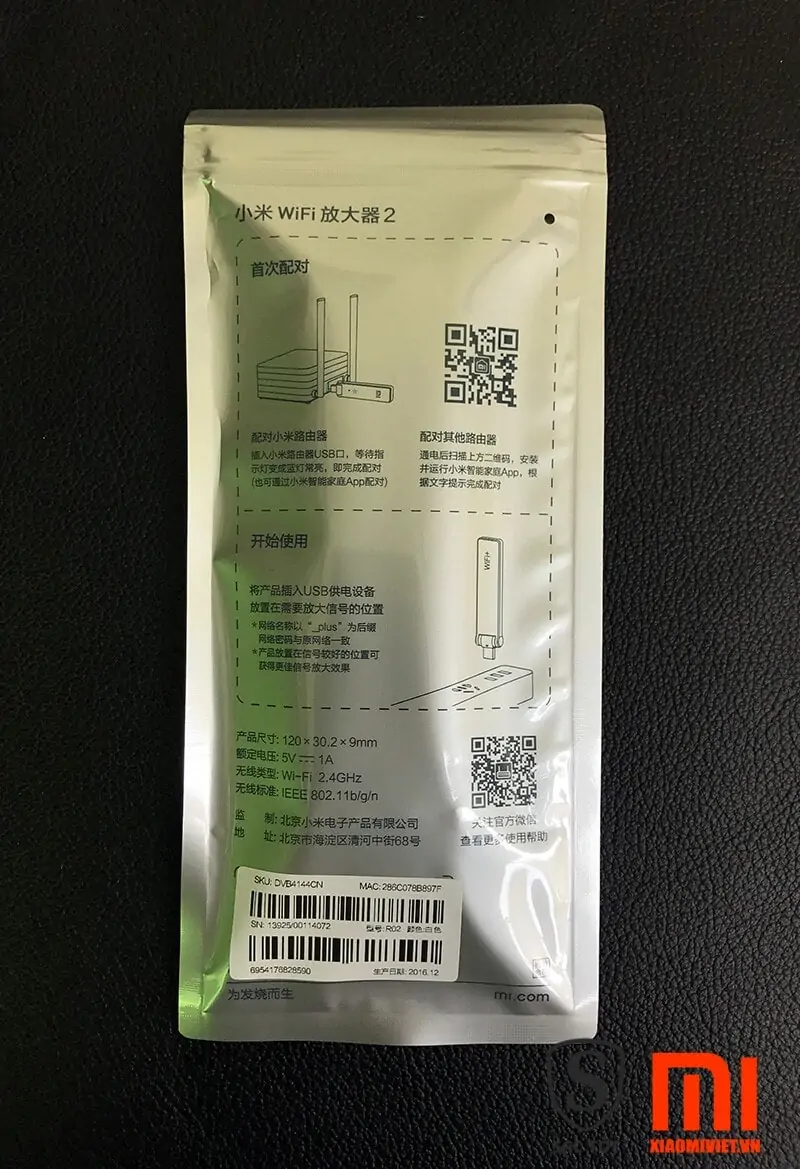 Bộ Kích Sóng Xiaomi Mi WIFI+ gen 2