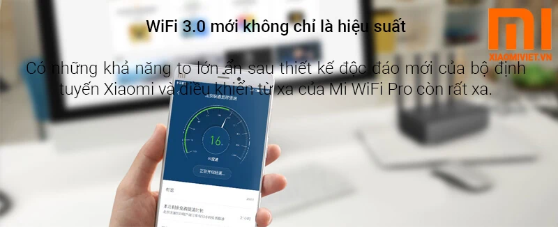 Bộ Phát Sóng Router Xiaomi WiFi 3 PRO WiFi 3.0 mới không chỉ là hiệu suất