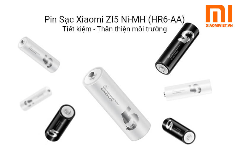 Bộ Pin Sạc Lại AA Xiaomi Zi5 Chính Hãng Bộ Pin Sạc Lại AA Xiaomi Zi5 Chính Hãng