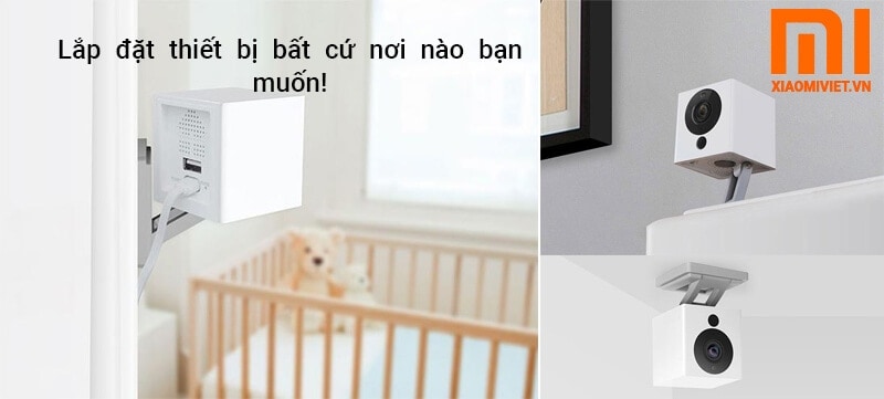 Camera Giám Sát Anh Ninh Xiaomi Cube 1080p Lắp đặt thiết bị bất cứ nơi nào bạn muốn