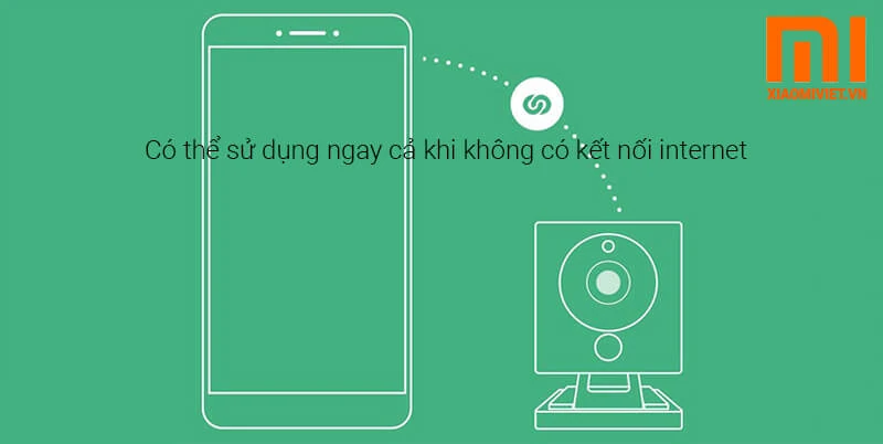 Có thể sử dụng ngay cả khi không có kết nối internet