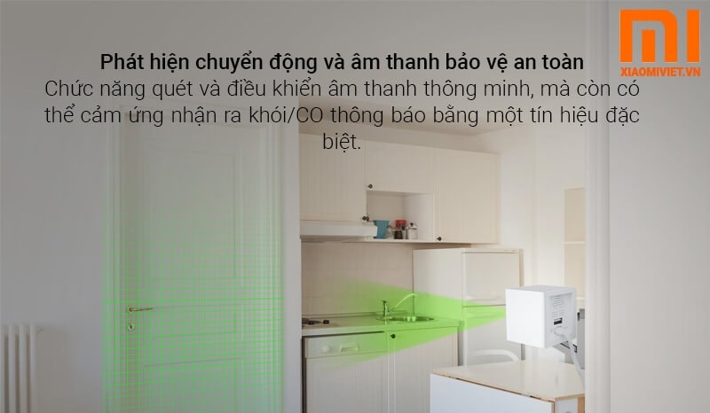 Camera Giám Sát Anh Ninh Xiaomi Cube 1080p Phát hiện chuyển động và âm thanh