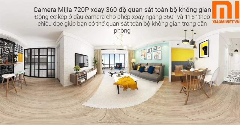 Camera IP giám sát Xiaomi 360 HD 2017 (PTZ)