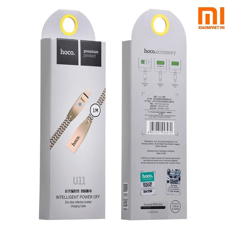 Cáp Lightning Hoco U11