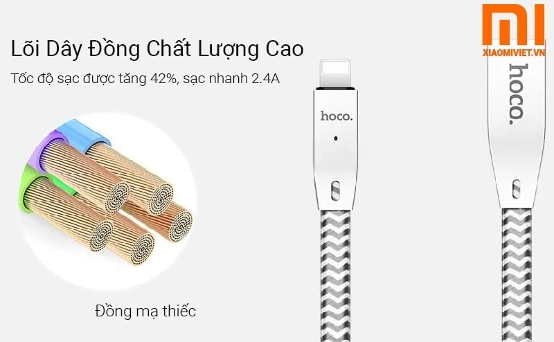 Cáp Lightning Hoco U11