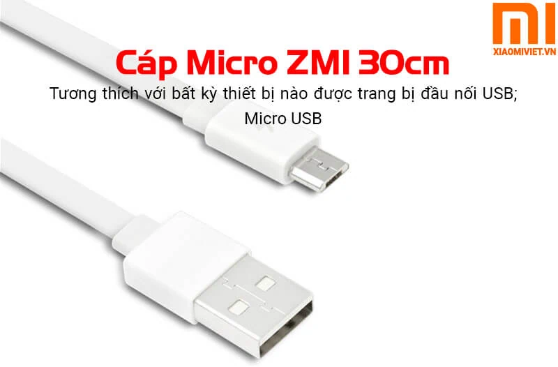 cáp micro zmi 30cm