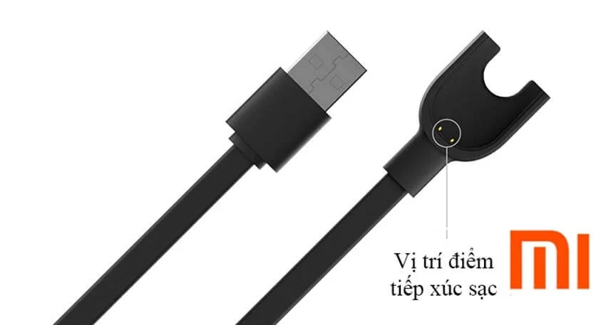 Dây sạc cho vòng đeo tay Miband 3 - An toàn với người dùng