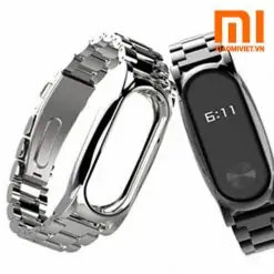 Dây Thay Thế Bằng Kim Loại Cho MiBand2 Mijoas Plus