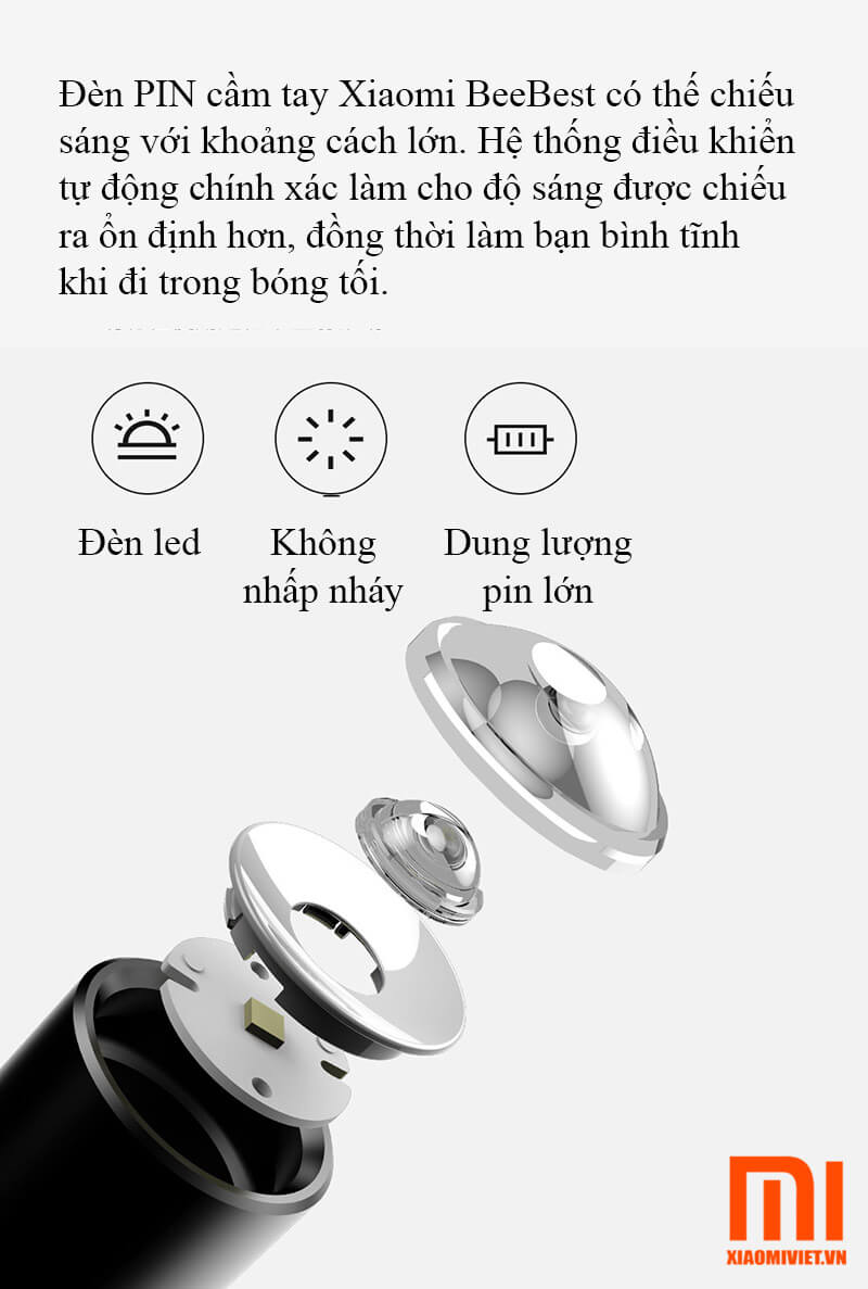 Đèn PIN cầm tay Xiaomi BeeBest Đèn PIN cầm tay Xiaomi BeeBest