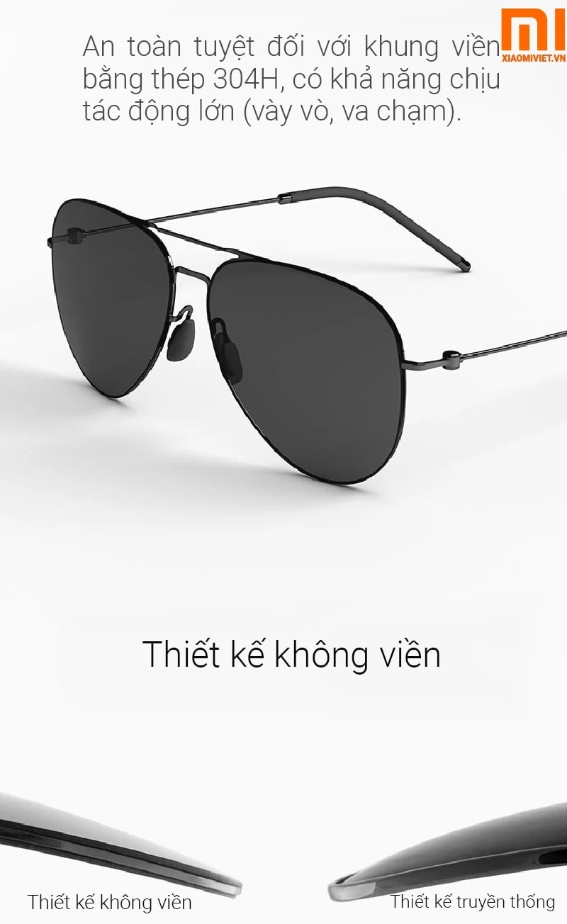 Kính mát phân cực Xiaomi-Turok Steinhardt TS SM005 mắt kính đổi màu Xiaomi-Turok Steinhardt TS