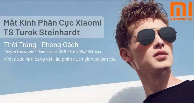 Kính mát phân cực Xiaomi-Turok Steinhardt TS SM005 mắt kính đổi màu Xiaomi-Turok Steinhardt TS