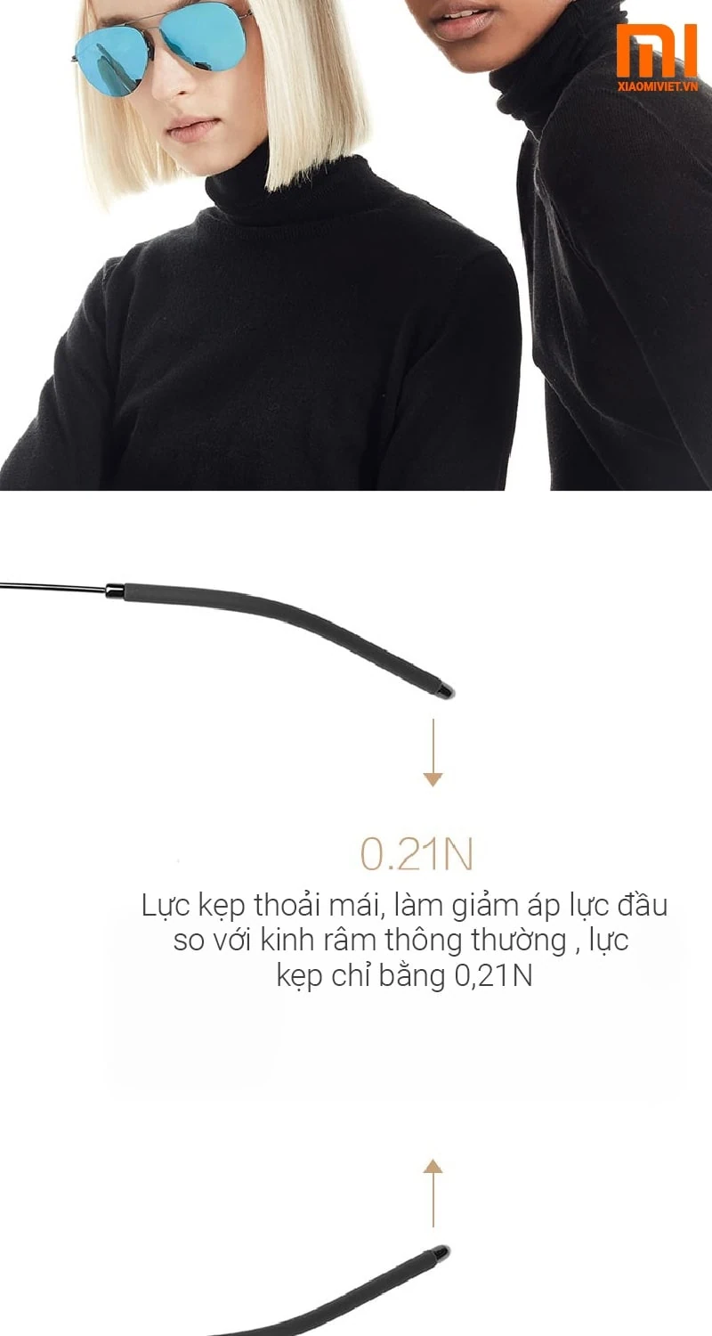 Kính mát phân cực Xiaomi-Turok Steinhardt TS SM005 mắt kính đổi màu Xiaomi-Turok Steinhardt TS