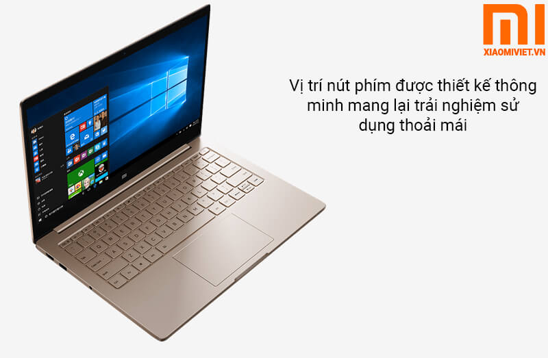 vị trí bàn phím tối ưu cho người dùng sử dụng thoải mái
