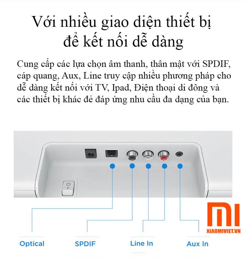 Loa Sound Bar Xiaomi 8 Kênh cho Tivi