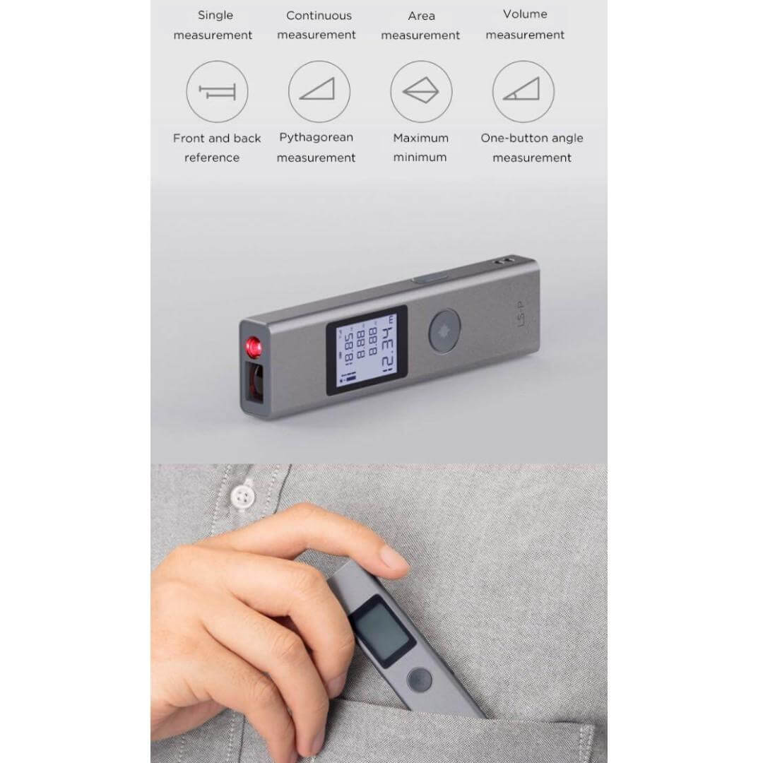 Máy Đo Khoảng Cách Bằng Tia Laser Xiaomi Duka LS-P Máy Đo Khoảng Cách Bằng Tia Laser Xiaomi Duka LS-P