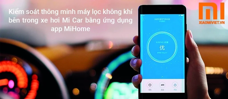 Kiểm soát thông minh lọc không khí bên trong bằng ứng dụng MiHome