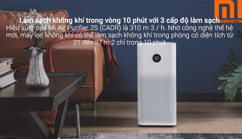 làm sạch không khí tối ưu trong vòng 10 phút làm sạch không khí tối ưu trong vòng 10 phút