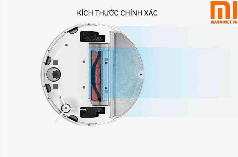 Bộ 2 Miếng Vải Lau Cho Máy Hút Hụi Xiaomi Roborock kích thước chính xác