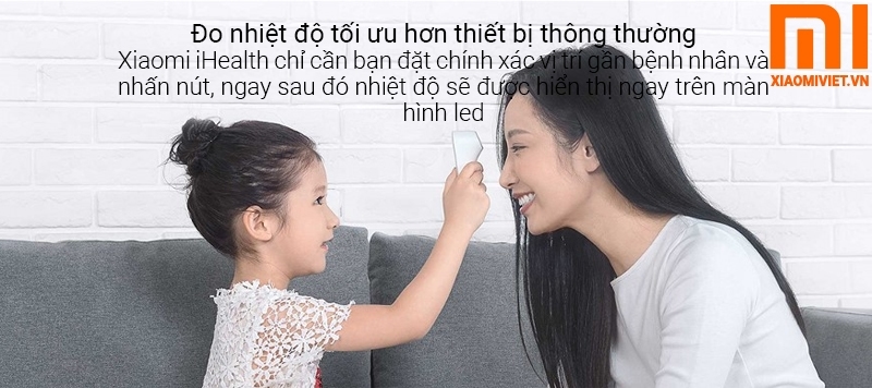 Nhiệt kế Xiaomi iHealth đo nhiệt độ chính xác tối ưu hơn thiết bị thông thường