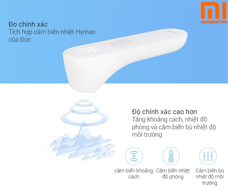 Nhiệt kế Xiaomi iHealth đo nhiệt độ cơ thể chính xác