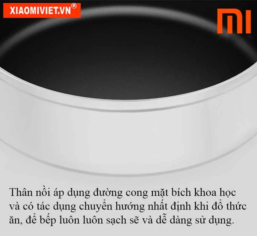 Nồi lẩu điện Xiaomi GJT02CM (Sử dụng được bếp từ) Nồi bếp từ Xiaomi GJT02CM