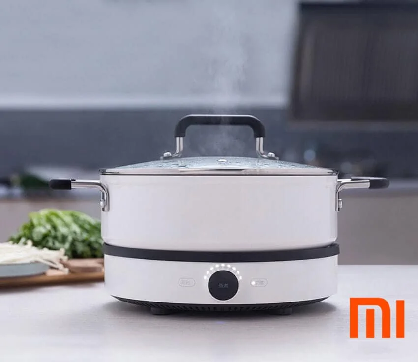 Nồi lẩu điện Xiaomi GJT02CM (Sử dụng được bếp từ) Nồi bếp từ Xiaomi GJT02CM