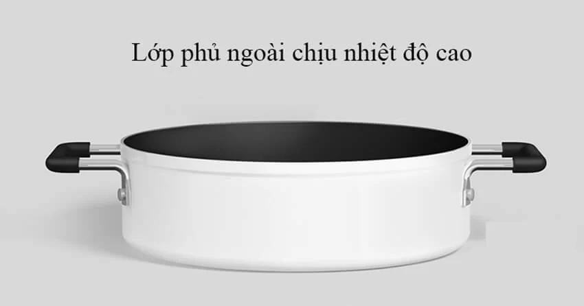 Nồi lẩu điện Xiaomi GJT02CM (Sử dụng được bếp từ) Nồi bếp từ Xiaomi GJT02CM