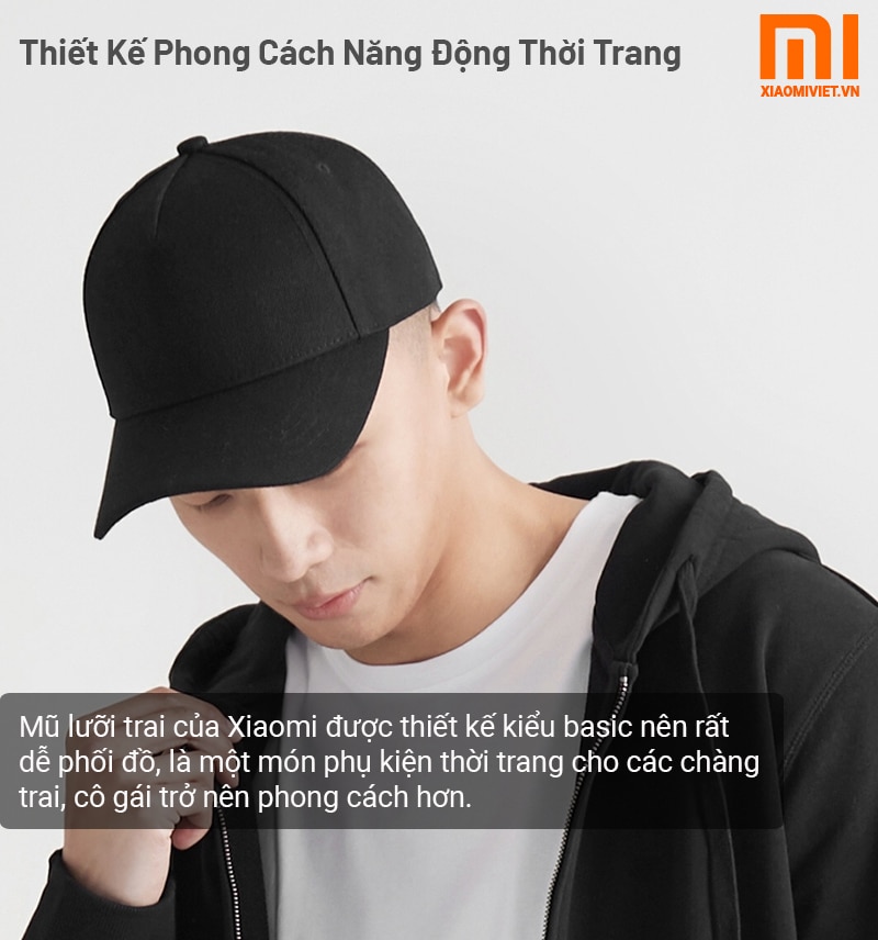 Mũ lưỡi trai Xiaomi Gen 2 Mũ lưỡi trai Xiaomi