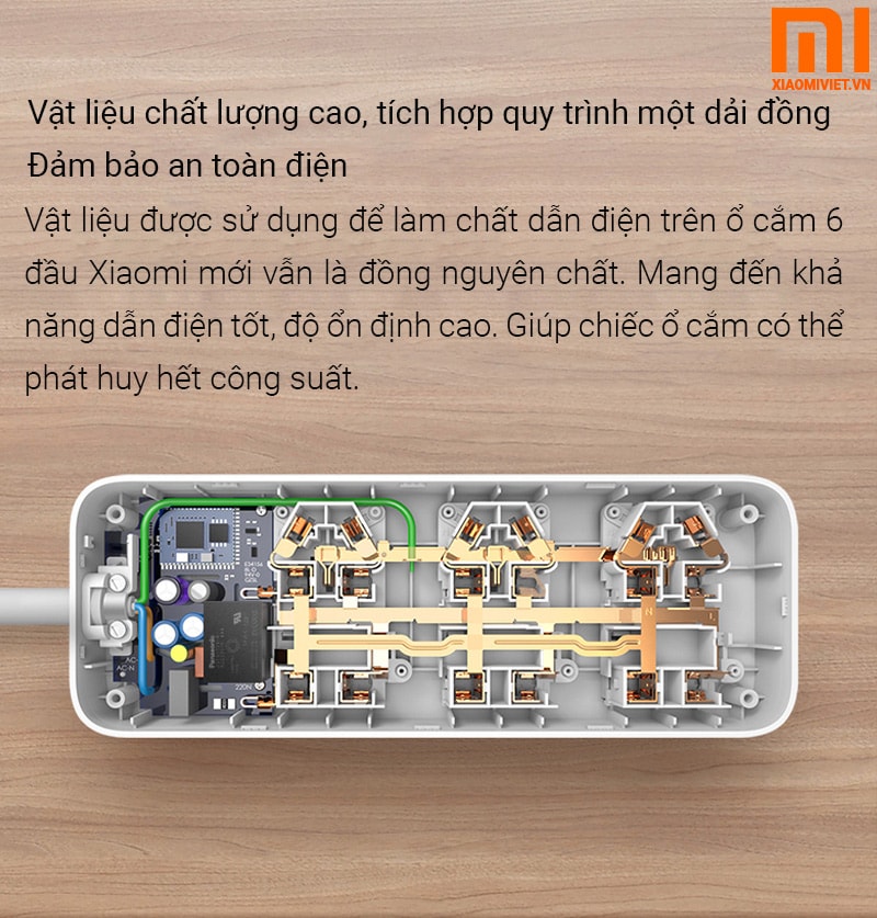 Ổ cắm điện thông minh Wifi Mi Power Strip