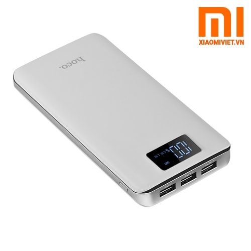 Sạc pin dự phòng Hoco 20000mAh Pin sạc dự phòng 3 cổng sạc Hoco B23B 20000mAh