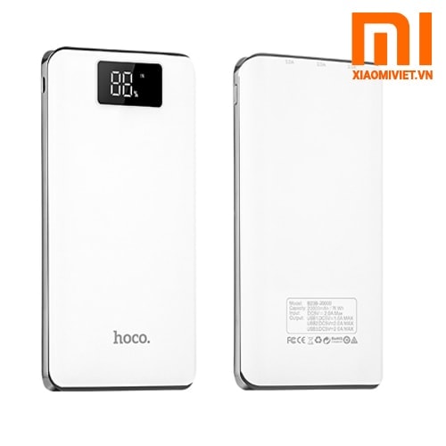 Sạc pin dự phòng Hoco 20000mAh Pin sạc dự phòng 3 cổng sạc Hoco B23B 20000mAh
