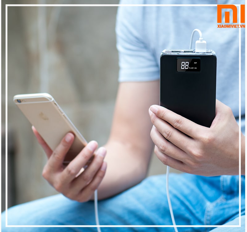 Pin sạc dự phòng 3 cổng sạc Hoco B23B 20000mAh tương thích nhiều thiết bị