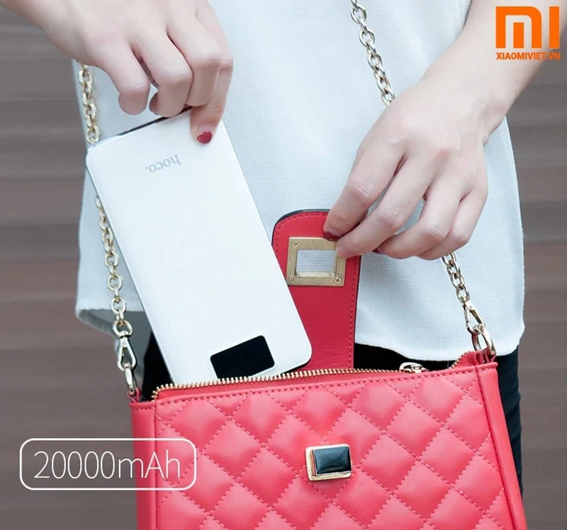 Pin sạc dự phòng 3 cổng sạc Hoco B23B 20000mAh