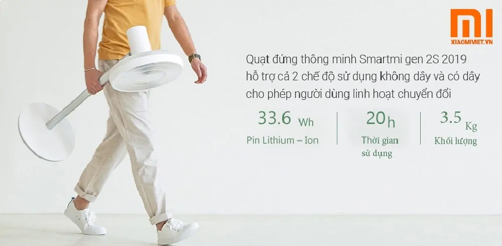 Quạt Điện Thông Minh Xiaomi Mi Smart Fan Gen 2S