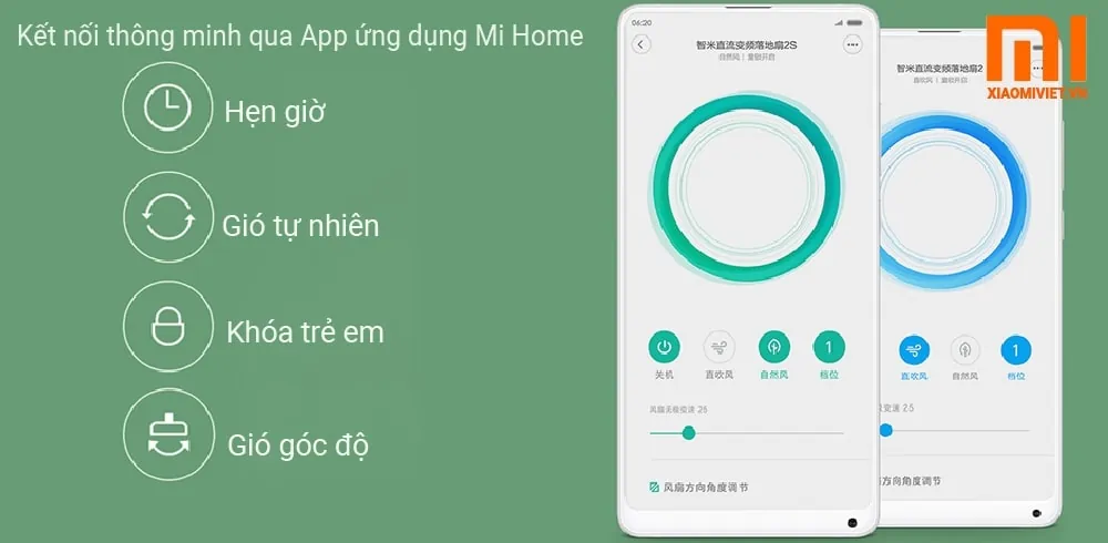 Làn gió mát thiên nhiên trong tầm tay với Quạt Điện Thông Minh Xiaomi Mi Smart Fan Gen 2S 