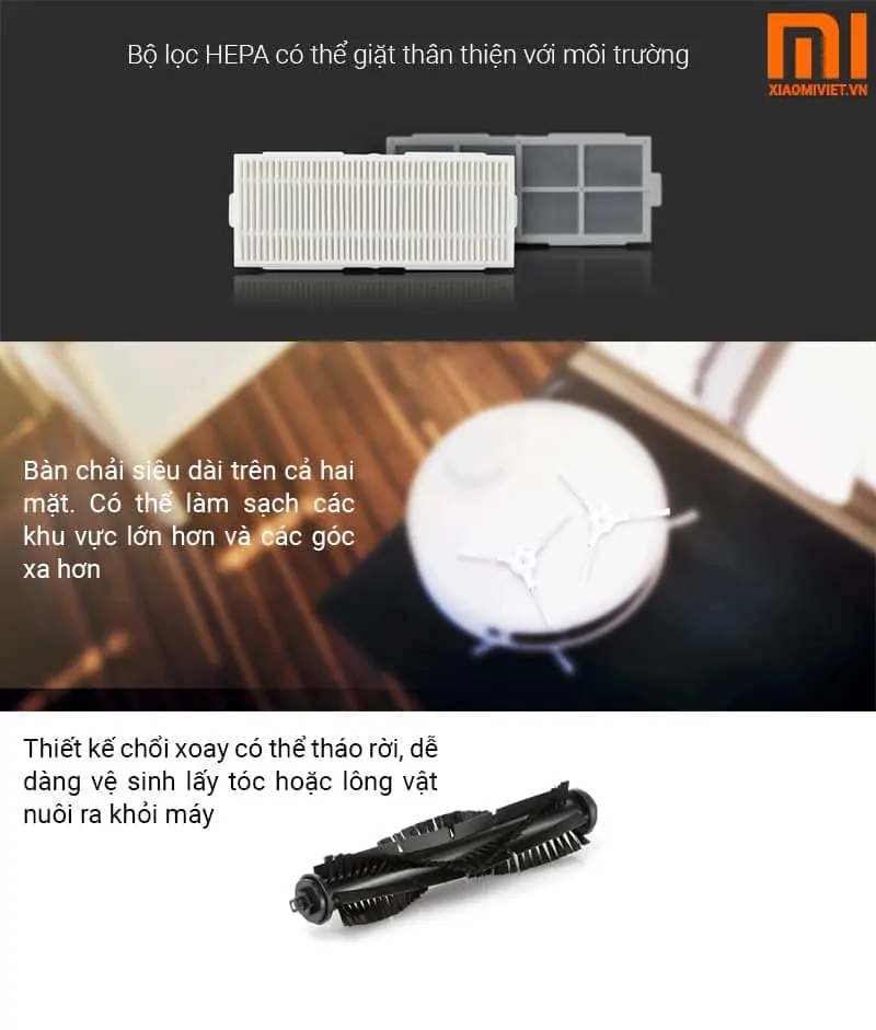 robot hút bụi Qihoo 360 S6 robot hút bụi Qihoo 360 S6